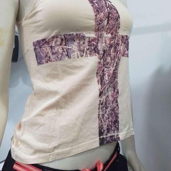 Sleeveless Holy Cross Graphic Tee By T-Squad - Picture 14 of 14